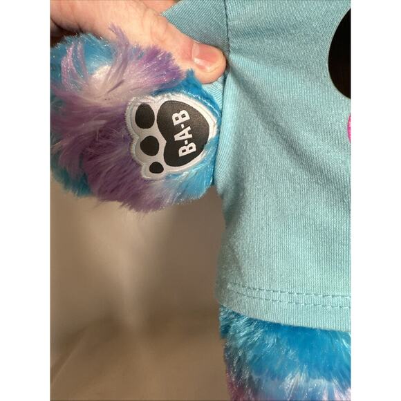 Build-A-Bear Rainbow Bear With Blue Shirt 2022 - Picture 4 of 9